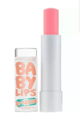 🎀 (2) Maybelline Baby Lips Dr Rescue Medicated Lip Balm Coral Crave 0.15 Oz • $5.99