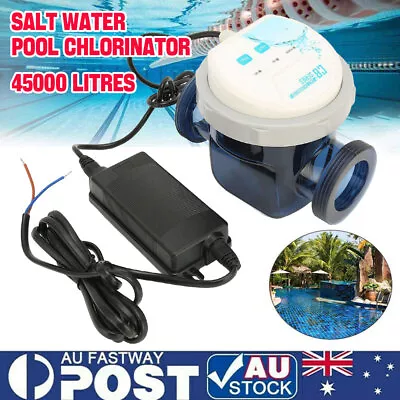 Salt Chlorine Generator Salt Chlorinator System Titanium Cell Pool Equipment • $166.65