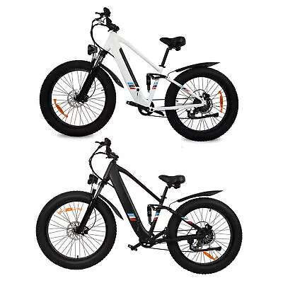 48V 500W Electric Bicycle City Ebike For Adult Mountain Bike 8 Speeds 40KM/HSH • $1049.99
