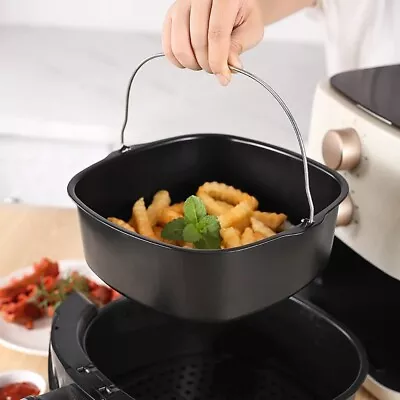 Non-stick Air Fryer Liner 7/8inches Baking Dish Pan  Kitchen • £11.55