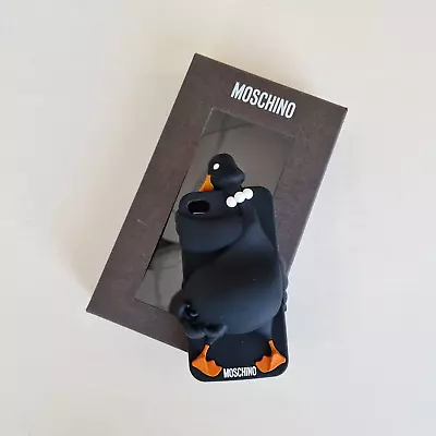 Moschino Case Apple 4 / 4s Iphone Black Silcone Rubber Goose • $23.75