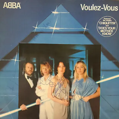 ABBA Signed 'Voulez-Vous' Photograph - Swedish Pop Stars - Preprint • £6