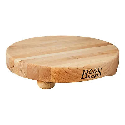 John Boos 12  Diameter 1.5  Thick Maple Wood Round Cutting Board (Open Box) • $60.83