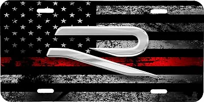 Volkswagen Vw R Logo American Flag Thin Red Line Vehicle License Plate Car Tag • $19.95