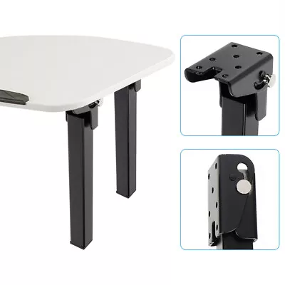 Portable Folding Table Legs - Easy Installation - Sturdy Metal - Black • £34.65