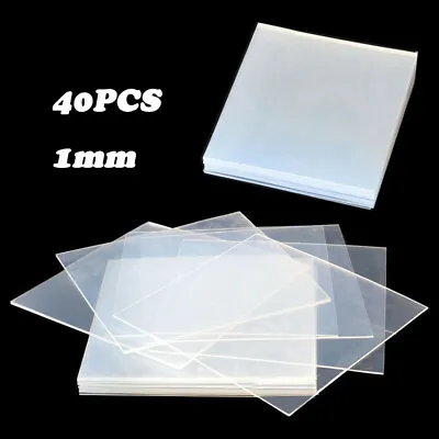 $30.99 • Buy Dental Lab Splint Thermoforming 1mm Soft Clear Material For Vacuum Forming-40pcs