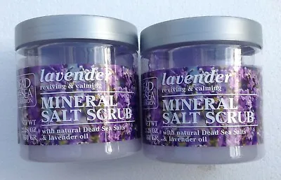 £10.99 • Buy DEAD SEA COLLECTION,MINERAL SALT SCRUB WITH LAVENDER OIL 2 X 660g POST FREE