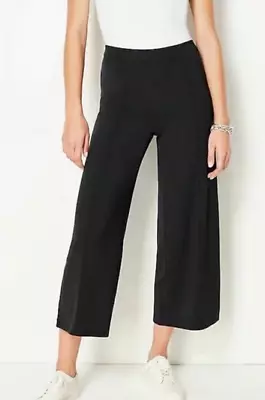 J Jill Wearever Collection Black Full Leg Cropped Pull On Pants Size 2X • $29.95