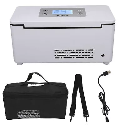 Portable Travel Medicine Freezer Fridge Case Diabetic Insulin Cooler Box UK • £56.26