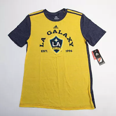 LA Galaxy Adidas Short Sleeve Shirt Women's Gold/Heather New • $19.24