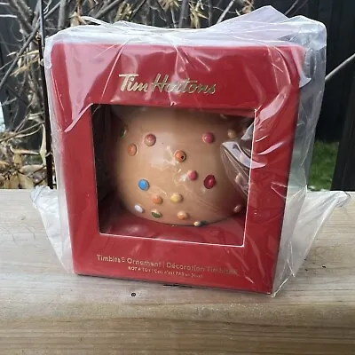 $20.94 • Buy Tim Hortons 2022 🎄🎅🏼Christmas Ornament Timbit Donuts Collectible NEW