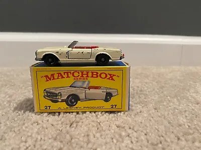 Vintage Lesney Matchbox Series Mercedes Benz 230SL No 27 W/original Box • $29.99
