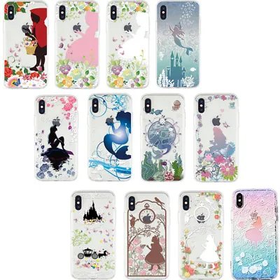 $8.31 • Buy Disney Character Alice Mermaid Cindrella Princess Cover Cases For IPhone X XS