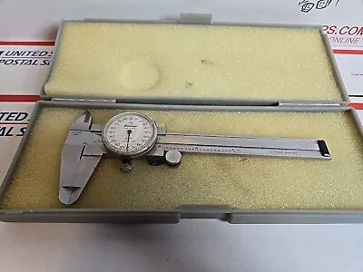 MITUTOYO Dial Caliper .001” No. 505-629 With Case  • $59.95