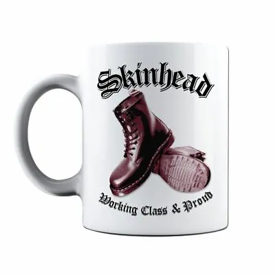 Skinhead Working Class Subculture Rude Boys Army Boots Coffee Tea Cup Cafe Mug • £8.97