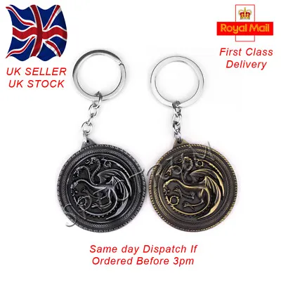 Game Of Thrones Keyring House Targaryen Dragon  • £0.99