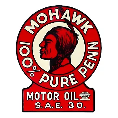 Fits Vintage Mohawk Gasoline Gas Motor Oil Pump Car Truck Bumper Sticker Decal • $7.75