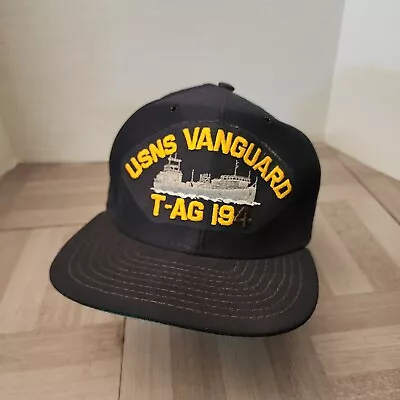 New Era USNS Vanguard T-AG 194 Baseball Cap Snapback Pro Model USA Hat • $14.99