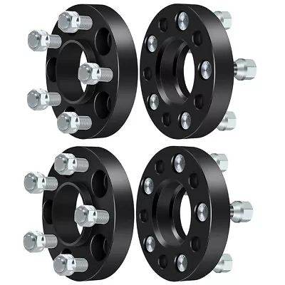 For Ford Mustang Explorer 4 Pcs 1  (25mm) 5x4.5 14x1.5 Studs Wheel Spacers • $56.99