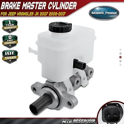 Brake Master Cylinder With Reservoir & Sensor For Jeep Wrangler JK 2007-2017 • $52.99