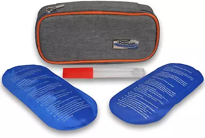 Travel Insulin Cool Bag By HEALUA- Diabetic Organizer Portable Medical Travel 2 • £25.05