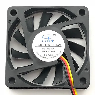 12v 60mm Cooling Fan 3Pin 6010 60x60x10mm DC CPU PC Computer Case US KWIK SHIP • $3.95