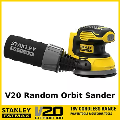 18v Stanley Fatmax V20 Random Orbital Sander - Bare Unit (SFMCW220B) • $124.90