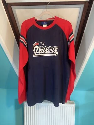 £3 • Buy Reebok New England Patriots Lightweight Jumper Size Medium NFL Football VGC 🚨