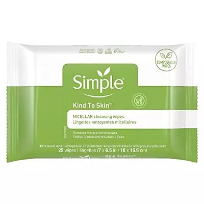 Micellar Makeup Remover Wipes 25 Count (3 Pack) • $21.16