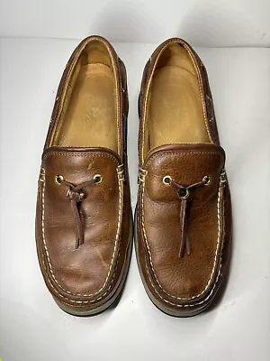 Vintage SPERRY Top-Sider GOLD CUP Boat Shoes 10 M Brown Tassel Boat Shoes Men’s • $29.99