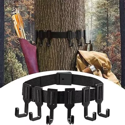 Lightweight Tree Stand Bow Gear Hanger Harness With Hooks  Backpack • $18.15