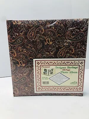 PIONEER Designer Heritage 100 Page Photo Album Style No. TR-100D • $27.60