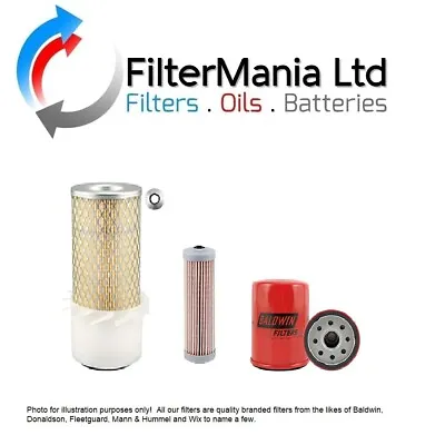 Kobelco SK007 Mini Excavator Filter Kit W/ Yanmar Eng (Air Oil & Fuel Filters) • £33.60