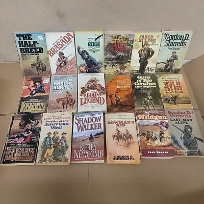 Lot Of 90 Zane Grey Louis L'amour Western Paperback Fiction Books MIX UNSORTED • $6.50