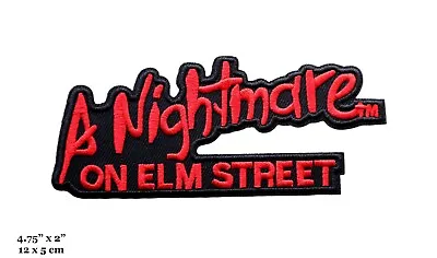 A Nightmare On Elm Street Horror Movie Freddy Krueger Embroidered Iron On Patch • $4.99