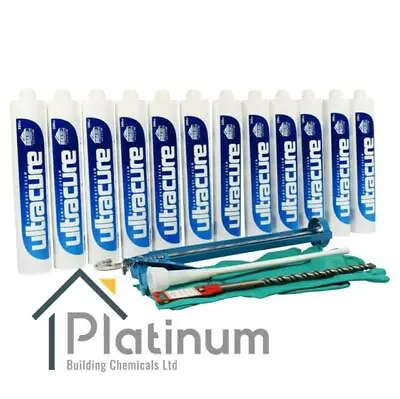 ULTRACURE Damp Proof Cream Kit (12 X 380ml Kit) | DPC Course Injection Treatment • £93.05