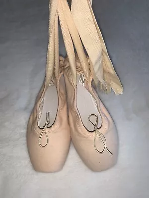 Pointe Ballet Shoe. Includes Toe Pad. Excellent Condition. Sz 24/ Or US. 7.5 • $20