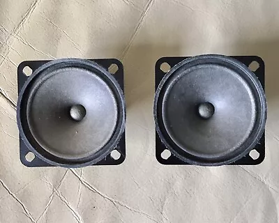 Vintage Sony Tweeter X 2Paper Cone 2.5” 8ohm 10w In Superb Unmarked Condition! • £20