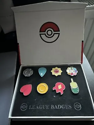 £6.99 • Buy Pokemon League Badges Boxset Pin Badges
