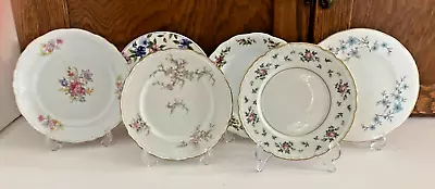 (6) Vintage Mismatched China Dessert/Bread Plates - Floral • $30