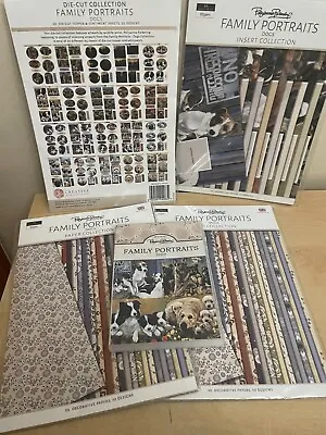 POLLYANNA PICKERING FAMILY PORTRAITS Kit Toppers Inserts & DVD Paper Dogs • £17.50