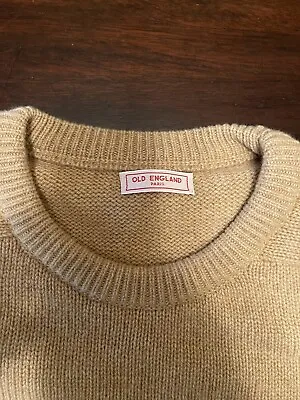 $99.95 • Buy Vintage OLD ENGLAND PARIS 100% Cashmere Sweater Made In Scotland 44 EUC Rare