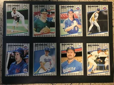 1989 Fleer Baseball Card You Choose Pick 4-652 Mlb Cards Free Shipping Vintage • $0.99