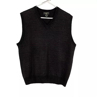 $9.34 • Buy Dockers Mens Multicolor V Neck Sleeveless Knitted Casual Pullover Sweater Size L