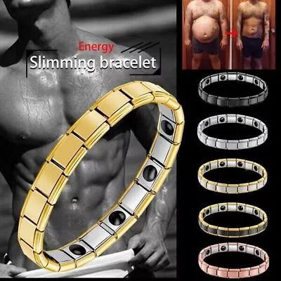 Men Women Therapeutic Energy Healing Copper Magnetic Bracelet Therapy Arthritis • $3.21