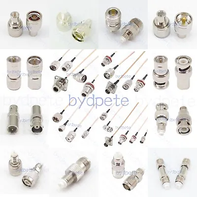 FME Male Female To BNC TNC N-type Male Female  Connector  50ohms Adapter Coaxial • $3