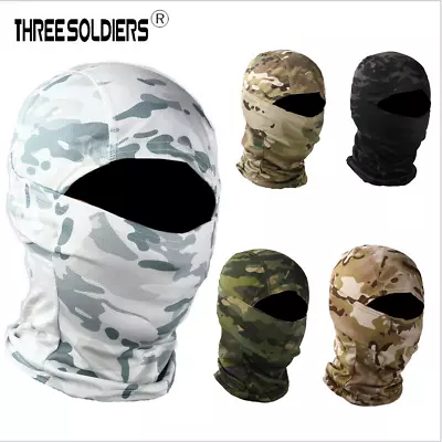 $8.69 • Buy Balaclava Face Mask UV Protection Ski Sun Hood Tactical Masks For Men Women Camo