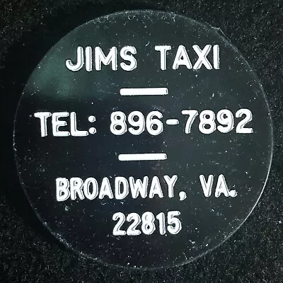 $8.99 • Buy Broadway, VA Jims Taxi Plastic G/F 10c On A Taxi Ride Token 37mm C1970's VGC