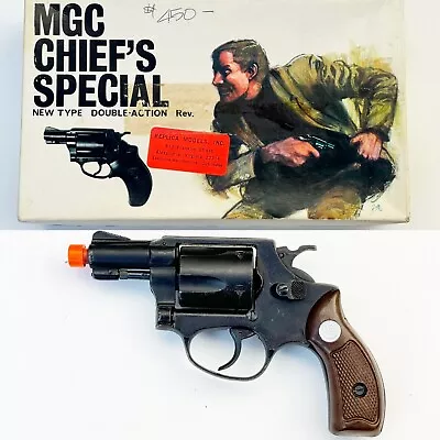 MGC Smith & Wesson Chiefs Special .38 Snub Nose Metal Replica Prop W/Box-RARE!!! • $699.99