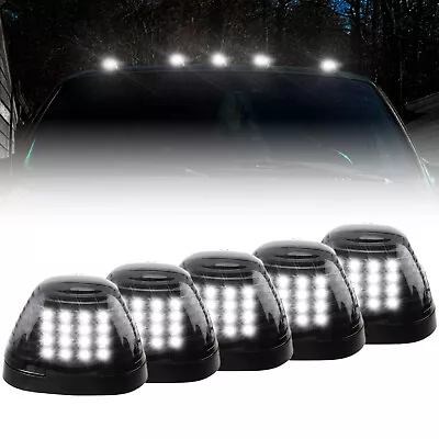 LED Smoked Cab Roof Marker Lights Kit For 99 -16 Ford F250 F350 F450 Super Duty • $21.50